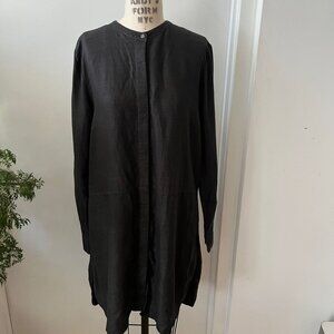 ARITZIA WILFRED Black Tunic Shirtdress  Size Large